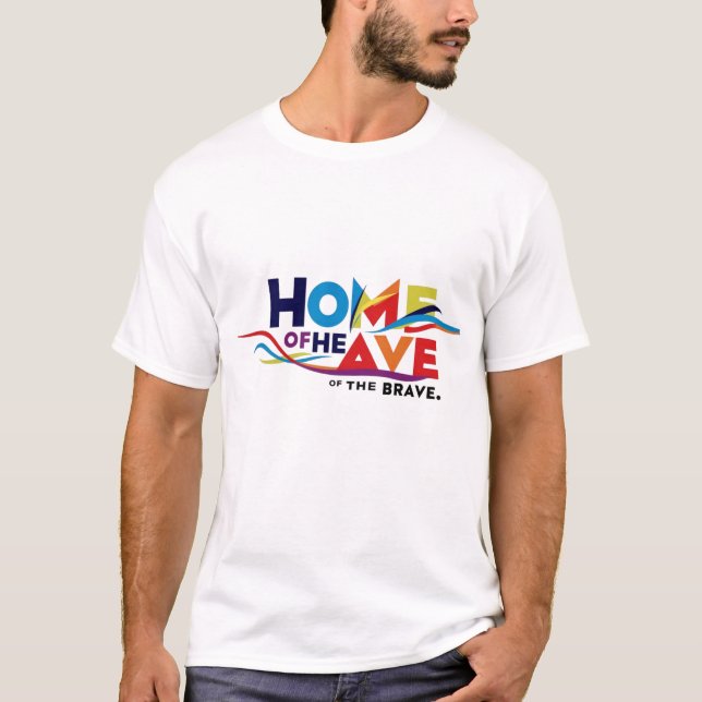 "Modiga - Patriotic T-Shirt" T Shirt (Framsida)