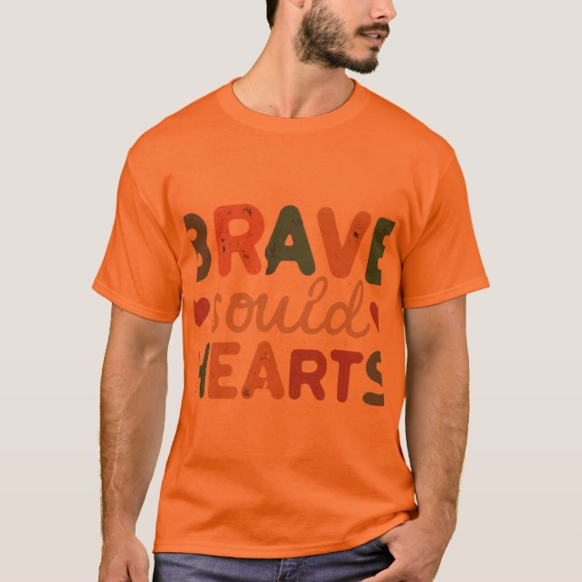 Modiga själar United Hearts T Shirt (Framsida)