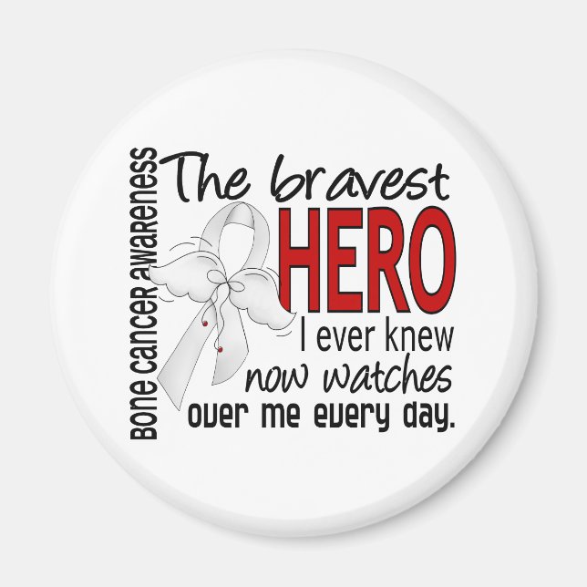 Modigare Hero I har någonsin känt Bone Cancer Magnet (Framsidan)