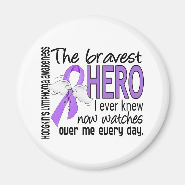Modigare Hero jag nånsin känt Hodgkins lymphoma Magnet (Framsidan)