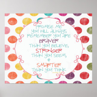 Modigare, starkare, smartare poster