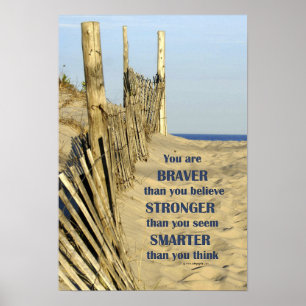 Modigare, starkare, smartare poster