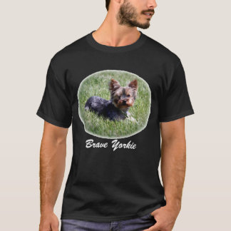 Modigare Yorkie Hund T-Shirt