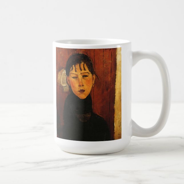 Modigliani Amedeo porträtt Kaffemugg (Höger)