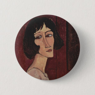 Modigliani Amedeo porträtt Knapp