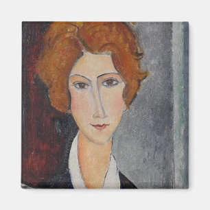 Modigliani Amedeo porträtt Magnet