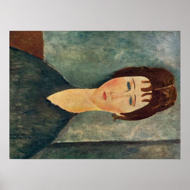 Modigliani Amedeo Porträtt Poster (Framsidan)