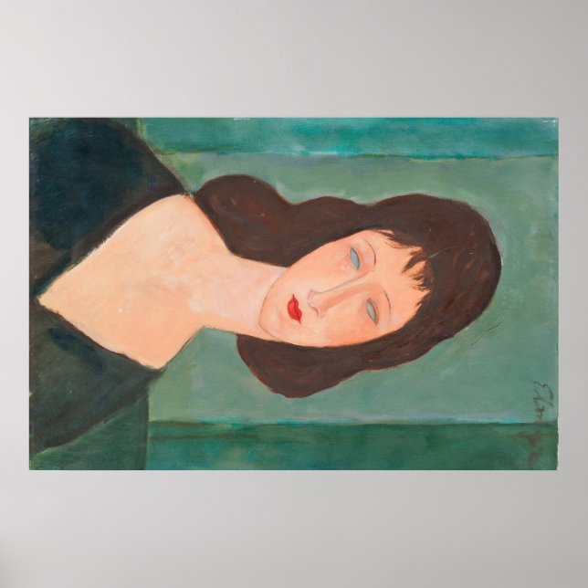 Modigliani Amedeo Porträtt Poster (Framsidan)