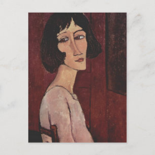 Modigliani Amedeo Porträtt Vykort