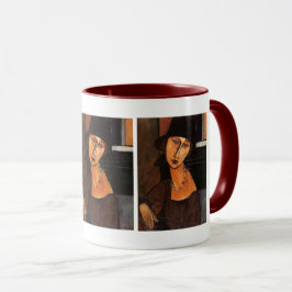 Modigliani - Jeanne Hebuterne w/Hat och Necklace Mugg