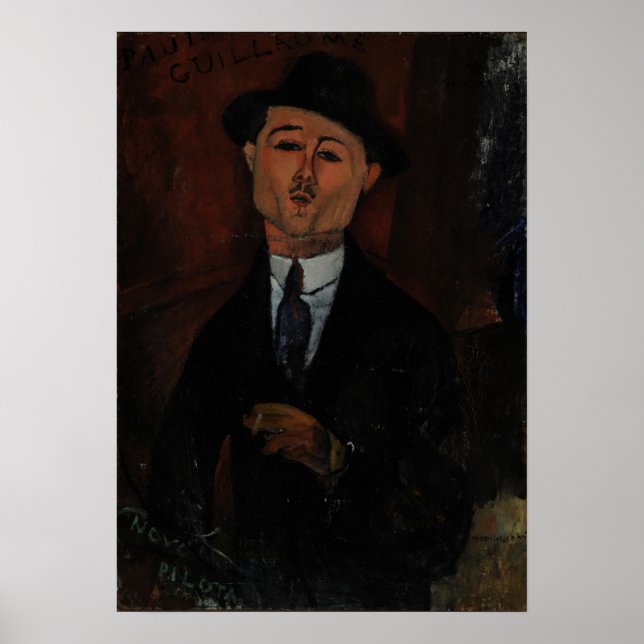Modigliani - Paul Guillaume 1915 Poster (Framsidan)