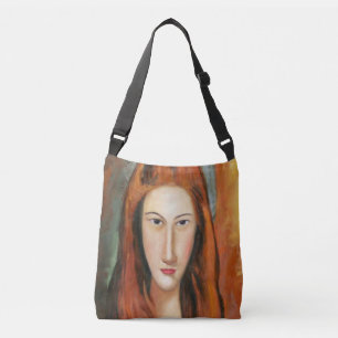 Modigliani - Porträtt från Jeanne Hebuterne Axelväska