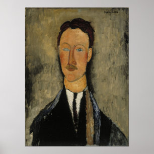 Modigliani - Porträtt i Artist Léopold Survag Poster