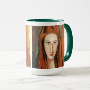 Modigliani - Porträtt i Jeanne Hebuterne Mugg