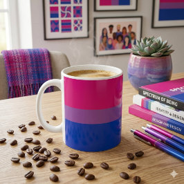 Modigt Bi: Bisexuell Stolthet Kaffemugg