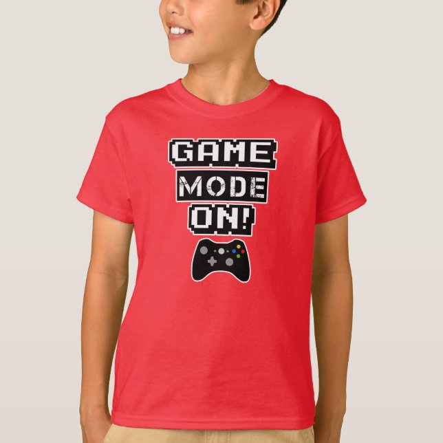 Modigt funktionsläge på den roliga tee shirt (Framsida)