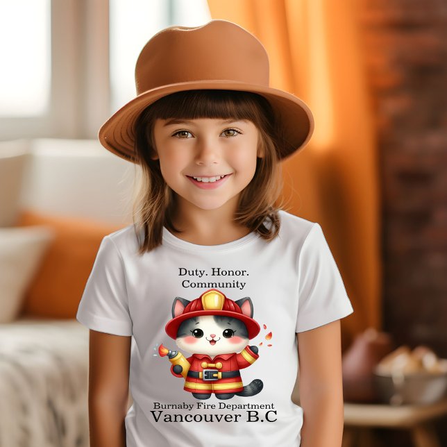 Modigt redo för brandkatt till spara! t shirt (Skapare uppladdad)