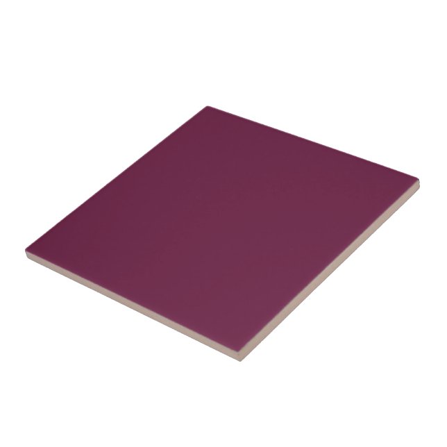 Modishly Masterful Maroon Färg Kakelplatta (Sidan)