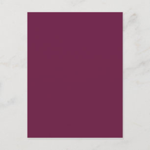 Modishly Masterful Maroon Färg Vykort