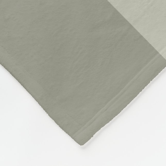 Modisk Elegant Grått Grönt Färg Harmony Trendig Fleecefilt (Hörn)