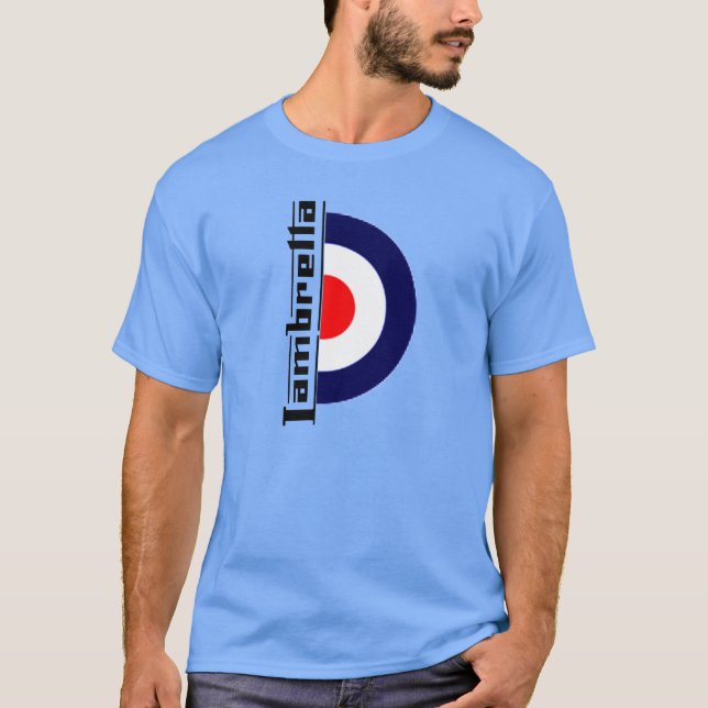 ModLambretta Retro T-tröja Tee Shirt (Framsida)