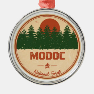 Modoc National Forest Julgransprydnad Metall