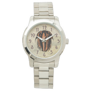 Modocia Typicalis Fossil Trilobit Armbandsur