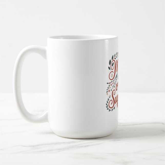 Mödrar Är De Ursprungliga Superhjältarna Kaffemugg (Vänster)