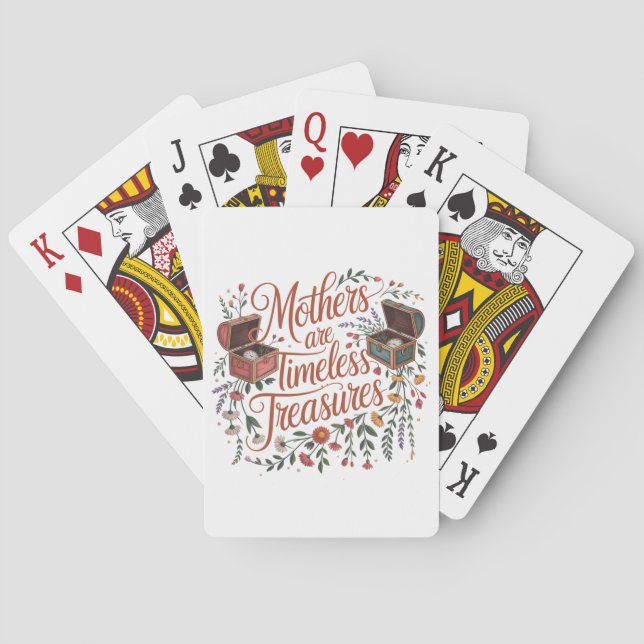 Mödrar Är Tidlösa Skatter Casinokort (Baksidan)