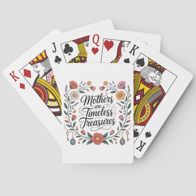 Mödrar Är Tidlösa Skatter Casinokort (Baksidan)