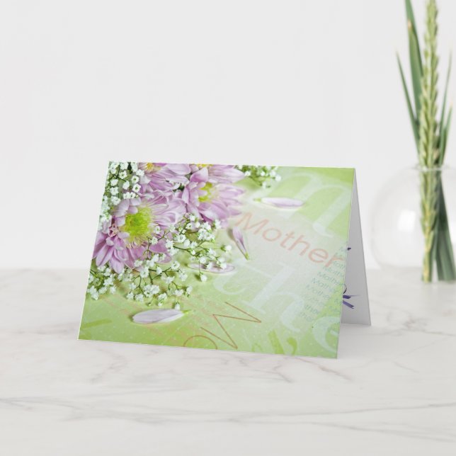 Mödrar Birthday eller Mor'd Day Kort (Framsida)