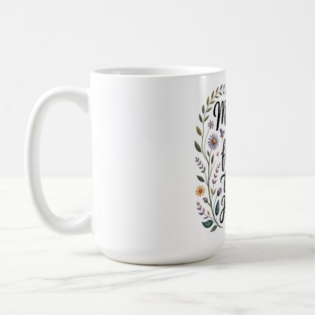Mödrar formar framtiden med ömma händer kaffemugg (Vänster)