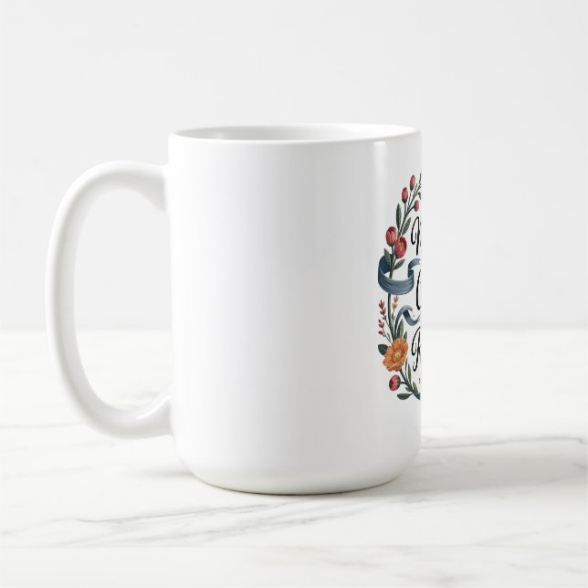 Mödrar inger mod och lär ut motståndskraft kaffemugg (Vänster)