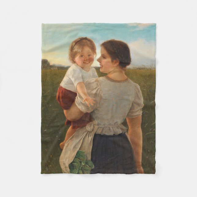 Mödrar Joy (Loving Mor och Dotter) Fleecefilt (Framsidan)