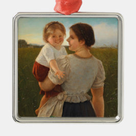 Mödrar Joy (Loving Mor och Dotter) Julgransprydnad Metall