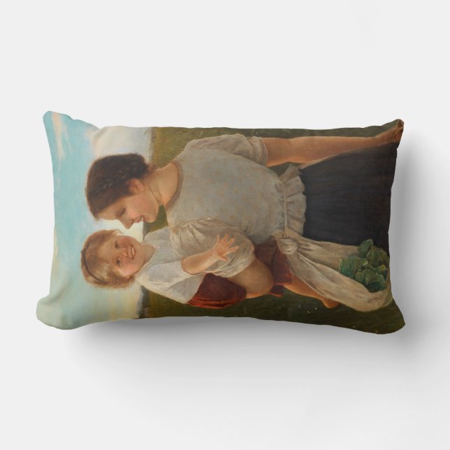 Mödrar Joy (Loving Mor och Dotter) Lumbarkudde (Framsida)