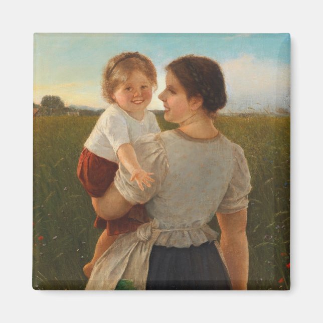 Mödrar Joy (Loving Mor och Dotter) Magnet (Framsidan)