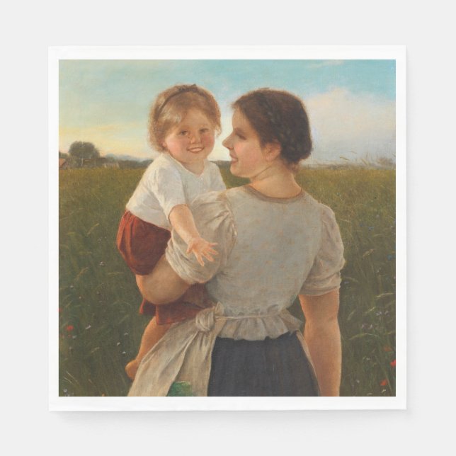 Mödrar Joy (Loving Mor och Dotter) Pappersservett (Framsidan)