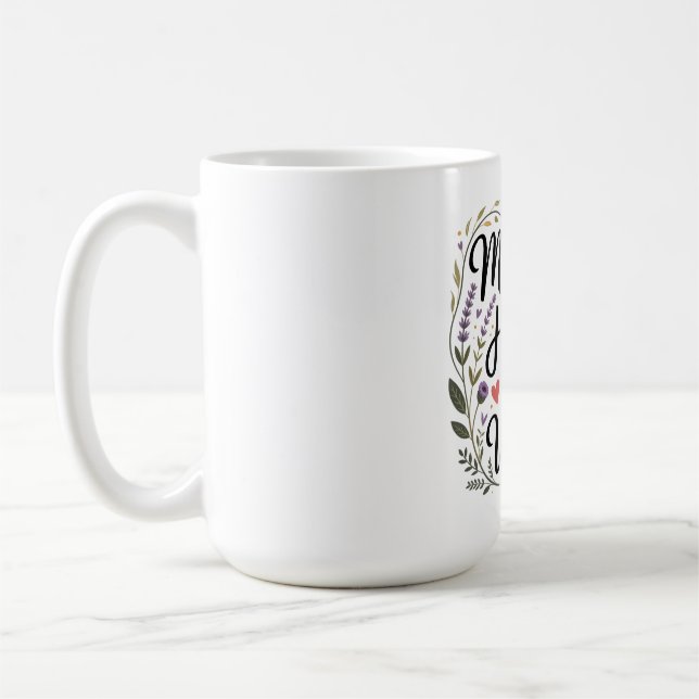 Mödrar läker hjärtan med tyst visdom kaffemugg (Vänster)