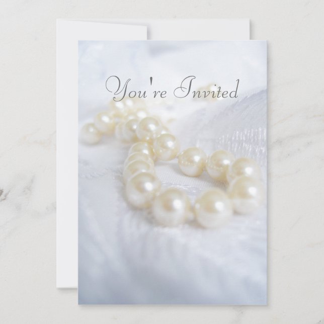 Mödrar Pearls Inbjudningar (Framsida)