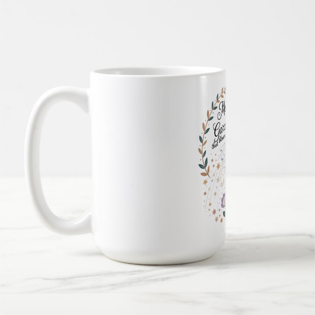 Mödrar planterar trädgårdar som blommar för evigt kaffemugg (Vänster)