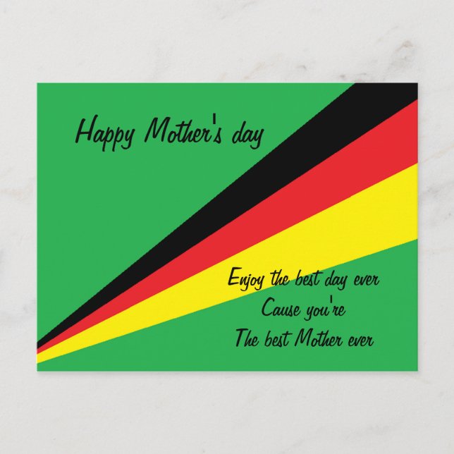 Mödrar postcards-best mor vykort (Framsida)