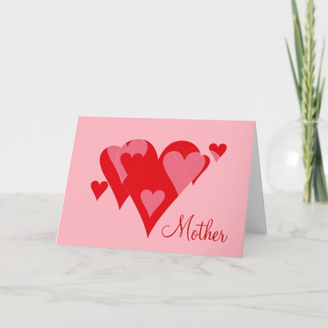 Mödrarvalentinkort Helgkort (Framsida)