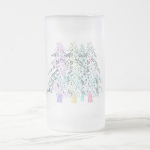 MODRN ART WHITE SILVER LESS ÄR MER FROSTAT ÖLGLAS