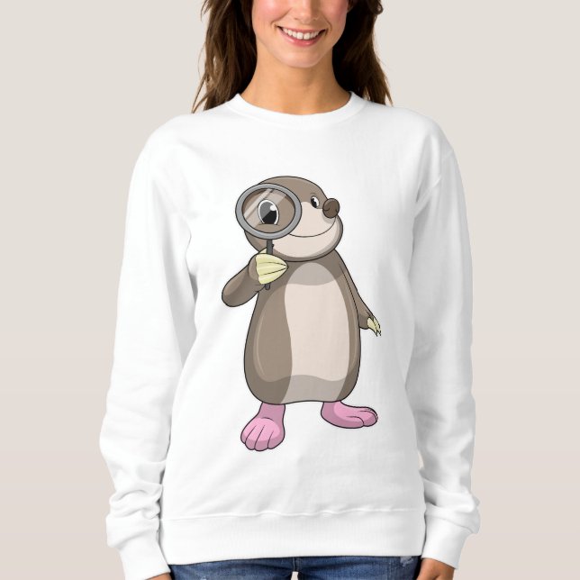 Modul med förstoringsglas t shirt (Framsida)