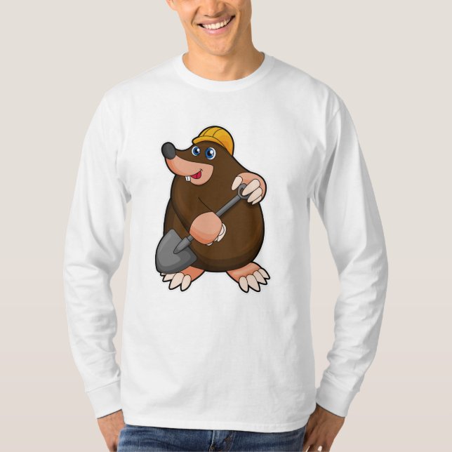Modul med Shovel & Hard hat T Shirt (Framsida)