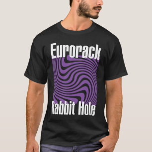 Modulär syntet Eurorack Rabbit Hål T Shirt