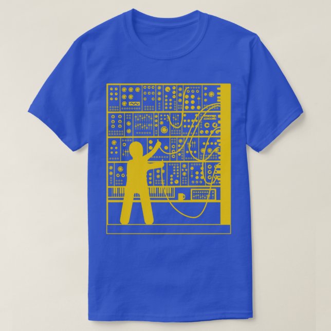 Modulär synthesizer Älskare 2 T Shirt (Design framsida)