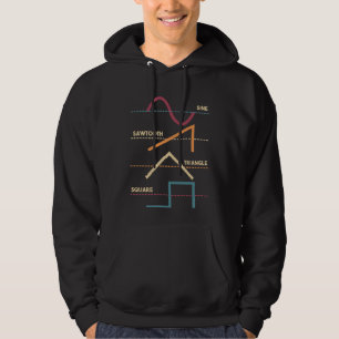 Modulär synthesizer Analog Waveform Hoodie