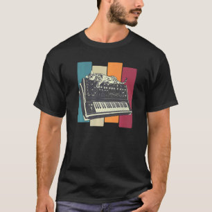 Modulär Synthesizer Tangentbord Synth Cat T Shirt